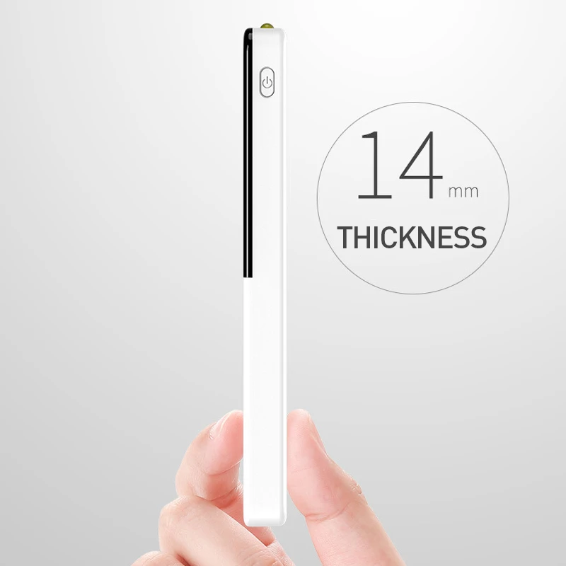 Ультратонкое портативное зарядное устройство 30000 мАч светодиодный внешний