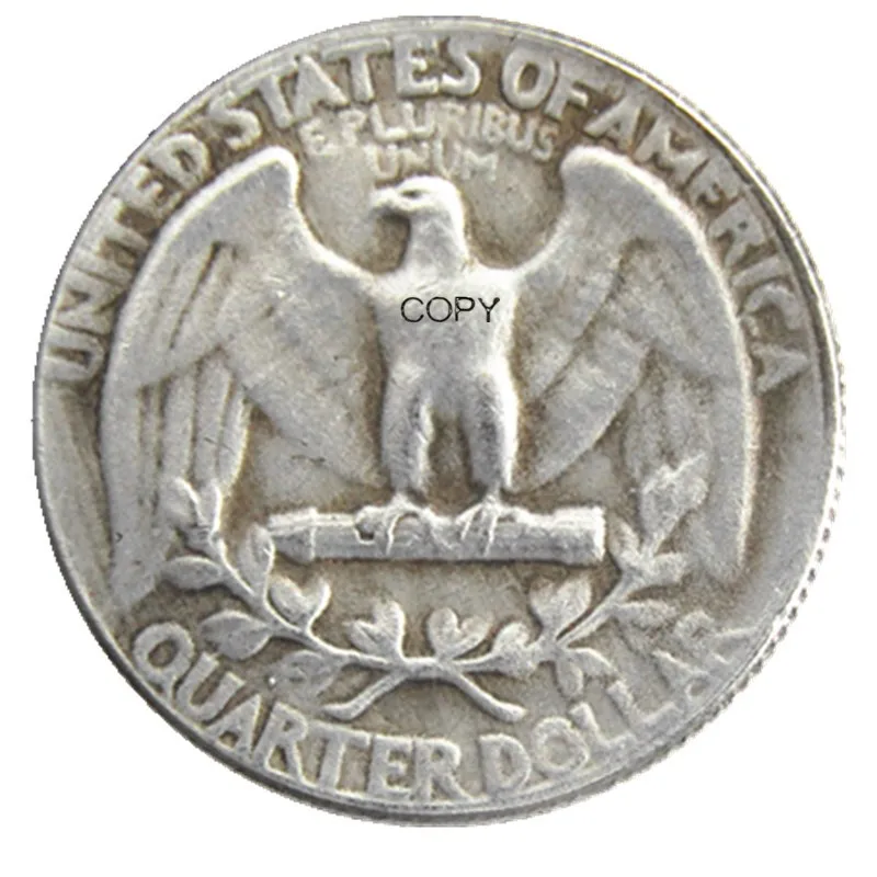 

US 1935P/D/S Washington Quarter Silver Plated Copy Coin