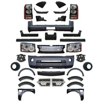 hot sale facelift conversion rr discovery lr3 up to 2010 lr4 upgrade include headlights tail lights front rear bumpers
