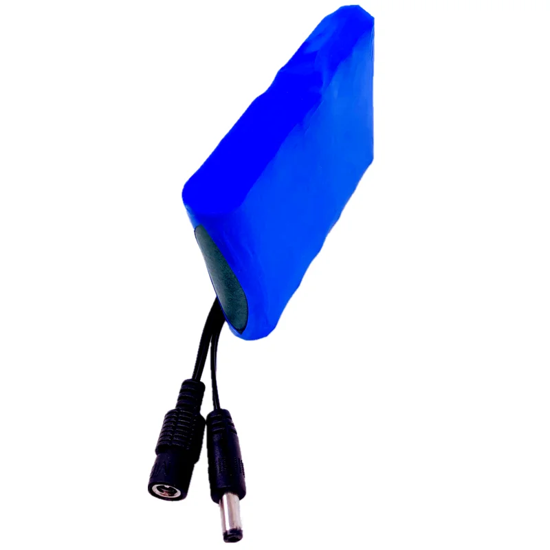 

Portable Super 12V 16000mah battery Rechargeable Lithium Ion battery pack capacity DC 12.6v 16Ah CCTV Cam Monitor + charger