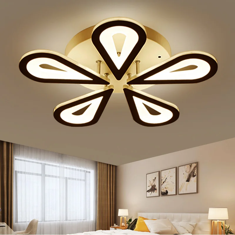 AC85-265V лепестки Диммируемые светильники Акриловые Потолочные поверхностного