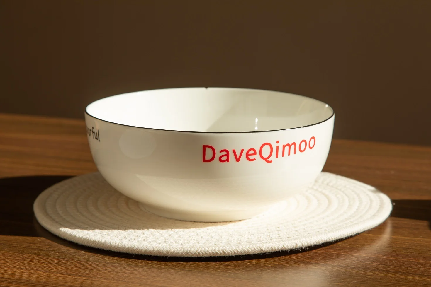 

DaveQimoo Rice Bowls Chinaware Tableware Big Bowls