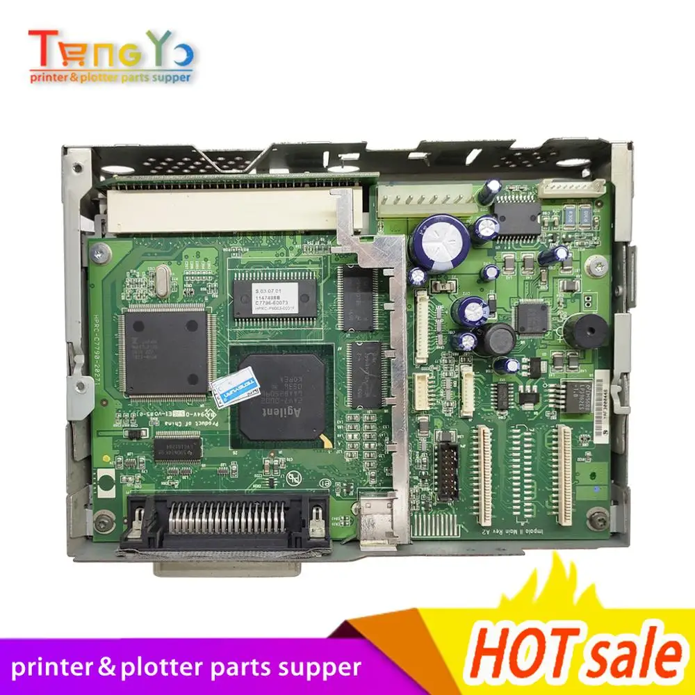 Бесплатная доставка 100% тест для HP DJ-110plus Formatter Board C7796-67008 в продаже | Компьютеры и