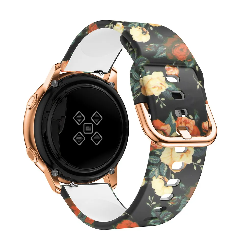 Ремешок для часов Samsung Galaxy Watch Active Band 42 мм S2 Gear мягкий спортивный силиконовый