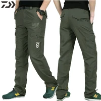 solid thin fishing pants waterproof anti sweat daiwa fishing clothes breathable quick dry durable mens fishing wear outdoor