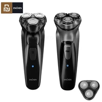 youpin enchen black stone 3d electric shaver smart control blocking protection razor type c rechargeable men