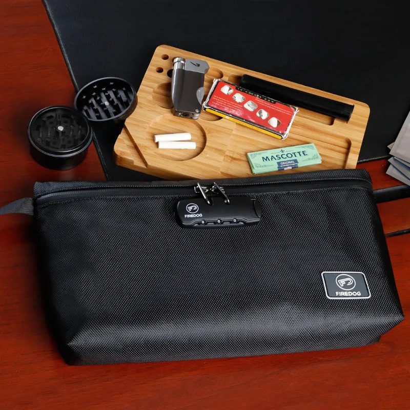 Smell Proof Smoking Tobacco Bag Case Pouch with Lock Weed Herb Storage Stash Travel | Дом и сад