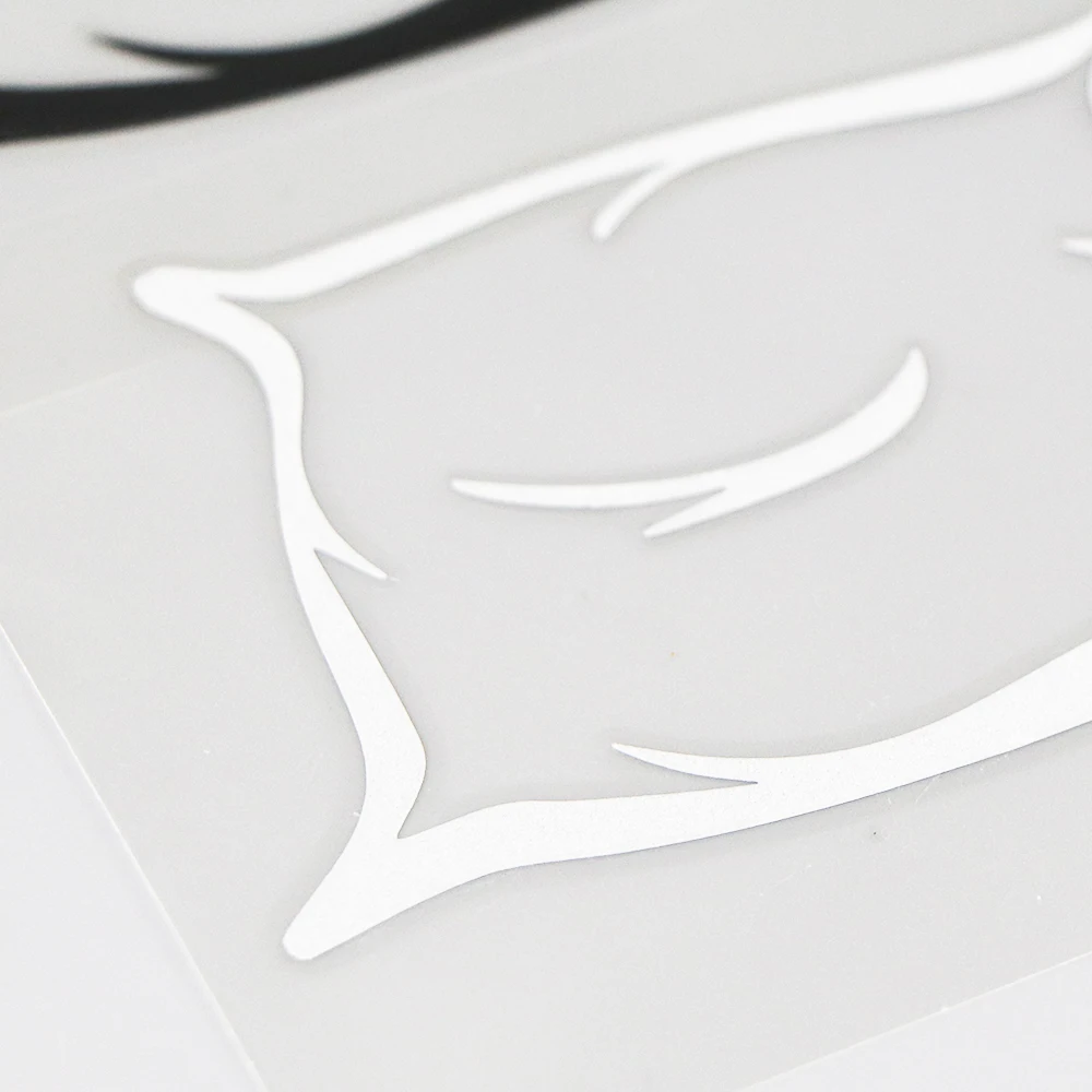 

YJZT 15.96CM Cute Cartoon Pillow Creative Decoration Decal Vinyl Car Sticker Black/Silver 4D-0008