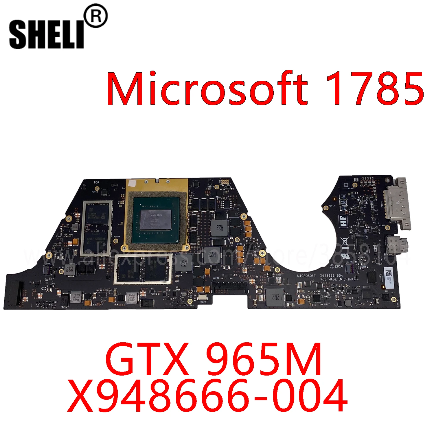 Для Microsoft Surface Book 1785 материнская плата с клавиатурой GPU GTX 965M X948666-004 | Компьютеры и