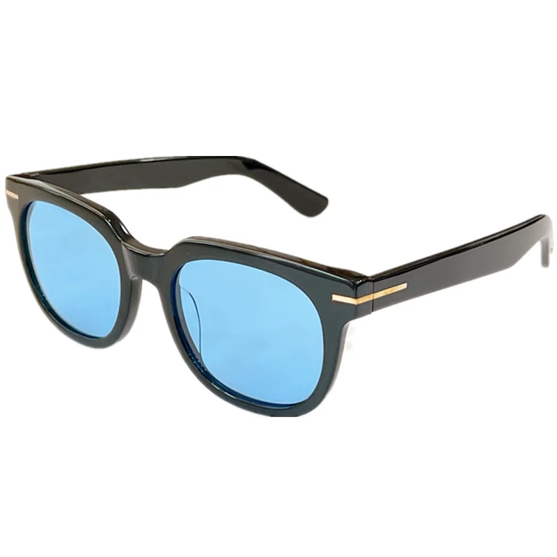 

Classical Star Blue Sunglasses Unisex Fullrim Mirror/Gradient Goggles UV400 53-23 Imported Plank Concise Rim
