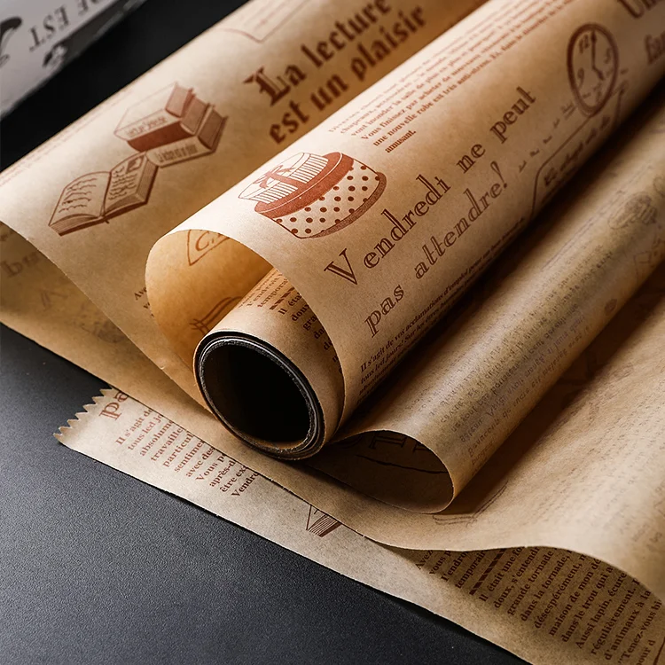 

Food Grade Butcher Paper Meats Non Stick BBQ Roll of Butcher Paper Food Wrapping Papael Embalar Sabonete Kitchen Supplies DK50BP