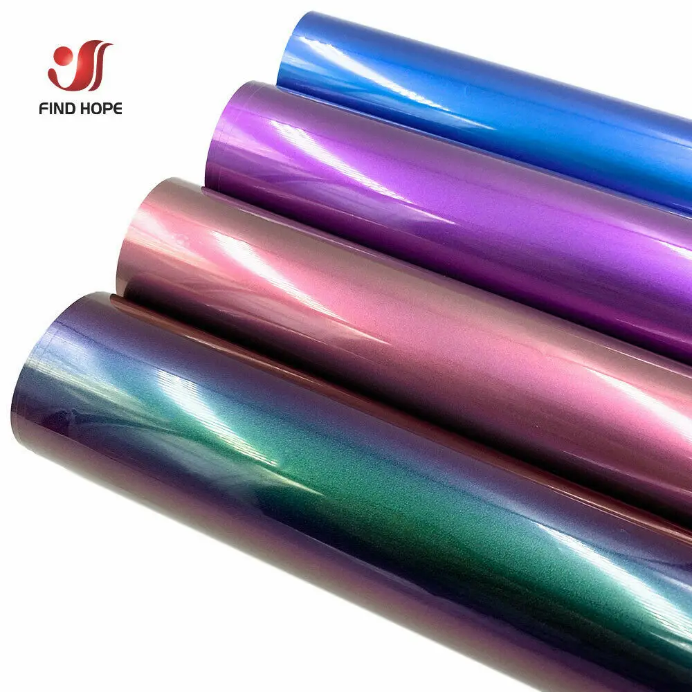 

Chameleon Heat Transfer Vinyl Iron On T-Shirt Fairy Press Craft Iridescent HTV Easy To Weed 50*100cm