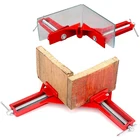 ZK30 1 шт. с прямым углом 90 градусов зажим DIY Угловые зажимы быстрой фиксированный рыбий Стекло деревянная рамка для фотографий по дереву под прямым углом