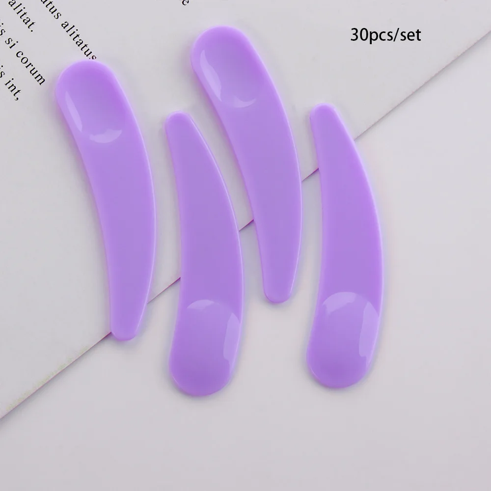 30 шт. мини конфеты Цвет пластичные Косметические Шпатель лица одноразовые для