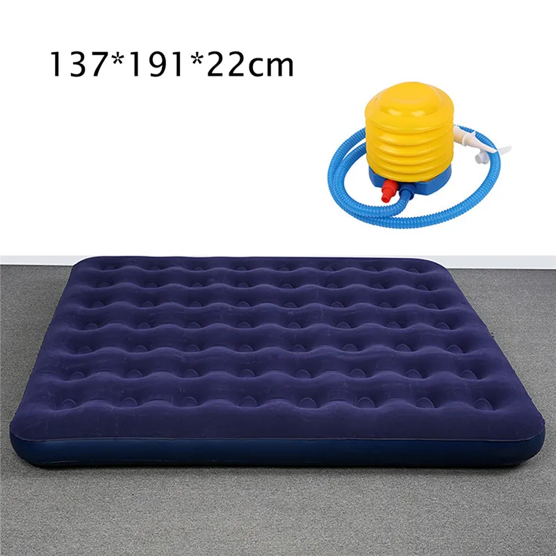 

3 type Inflatable Mattress Outdoor Camping Mat Picnic Air Bed Inflatable Cushion Sleeping Pad Travel Moistureproof Pad