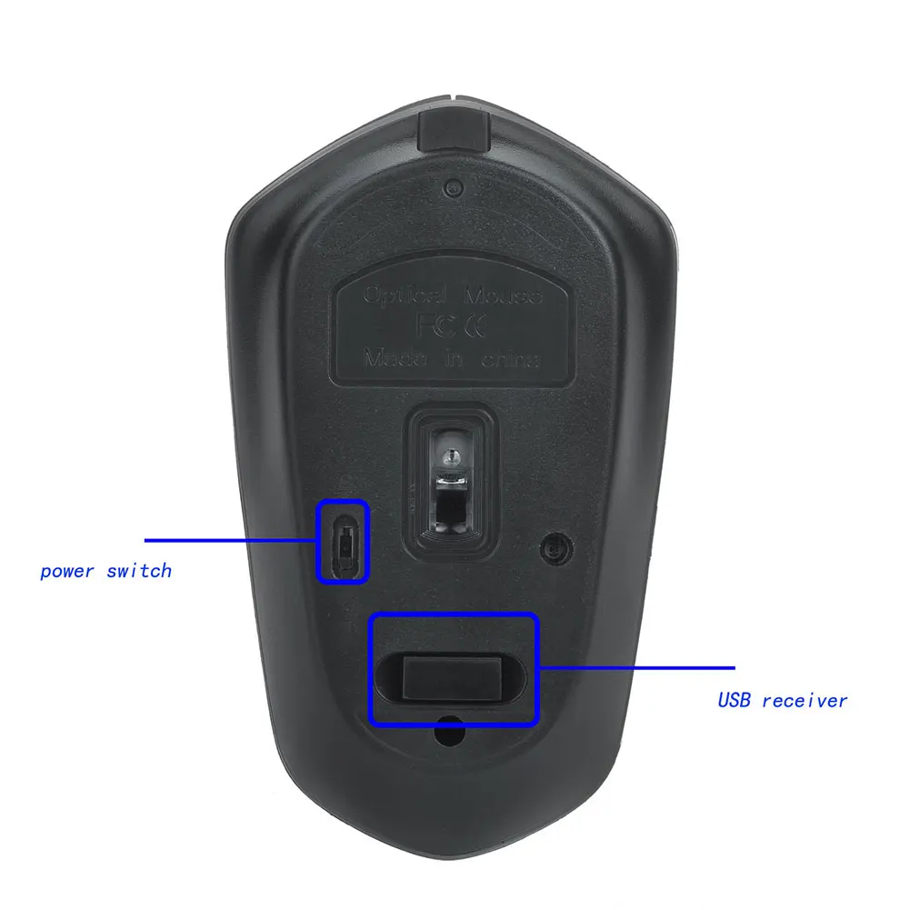 

Colorful LED Backlight Gamer Mouse Wireless Gaming Mouse Silent 2.4G Optical 1600 DPI USB Ergonomic Gaming Mouse For Computer