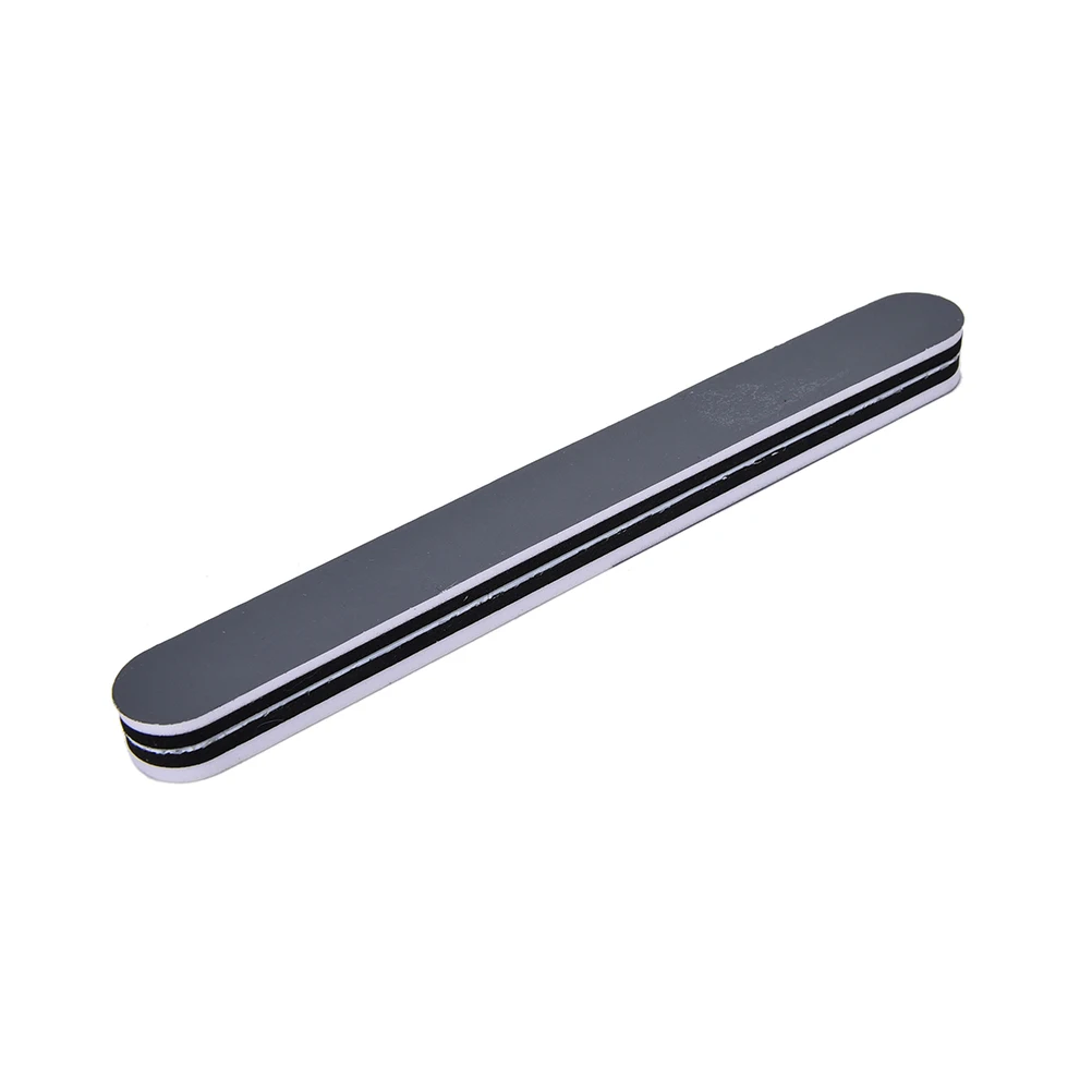 

17.8*1.9*0.8cm Professional Manicure Nail Tools Polish Strip Sanding Nail File Buffer Grits Nail Tool Double Side Nail Art