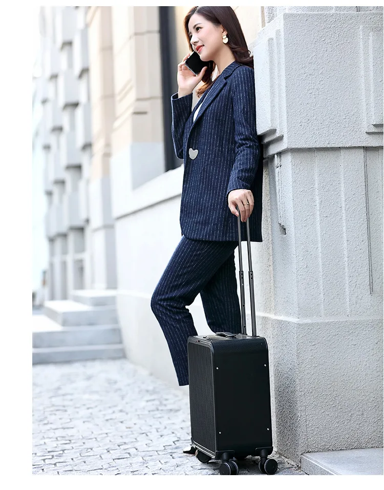 CARRYLOVE 2" 24" дюймовый Алюминиевый Чемодан TAS LOCK spinner бизнес-тележка для багажа Сумка На Колесиках
