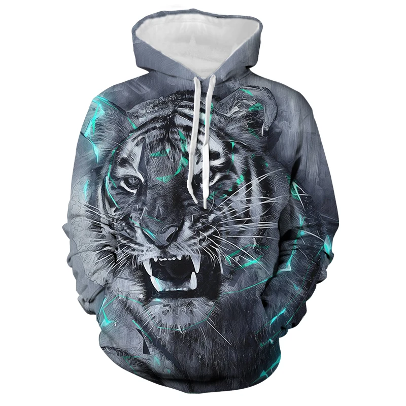 

New animal-printed hoodie for men 3d tiger street coats Plus Size Graphic Men Hoodies jacket premium pullover stylish tracksuit