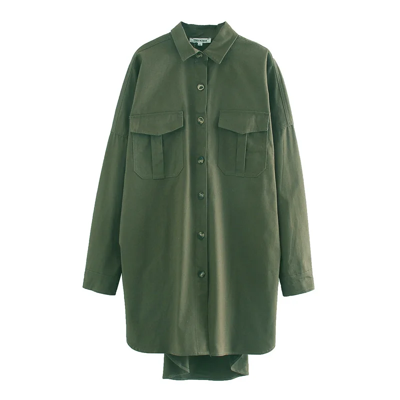 

2020 new Spring Summer European vadiming sheining female Denim Shirt Coat zaraing-style za women denim shirt jacket WDL6682