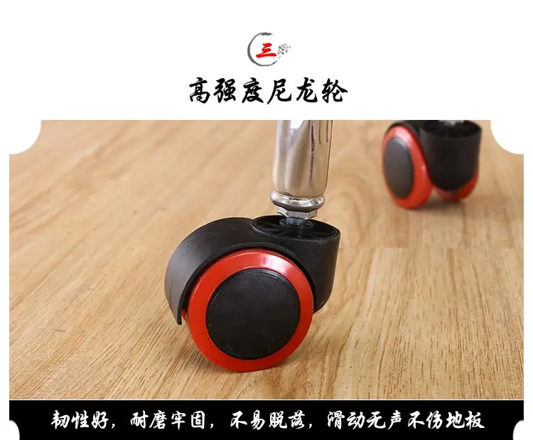 

durable PU bar chair lift beauty chair 360 degree rotation Barber chair with safety pneumatic rod High strength nylon wheel