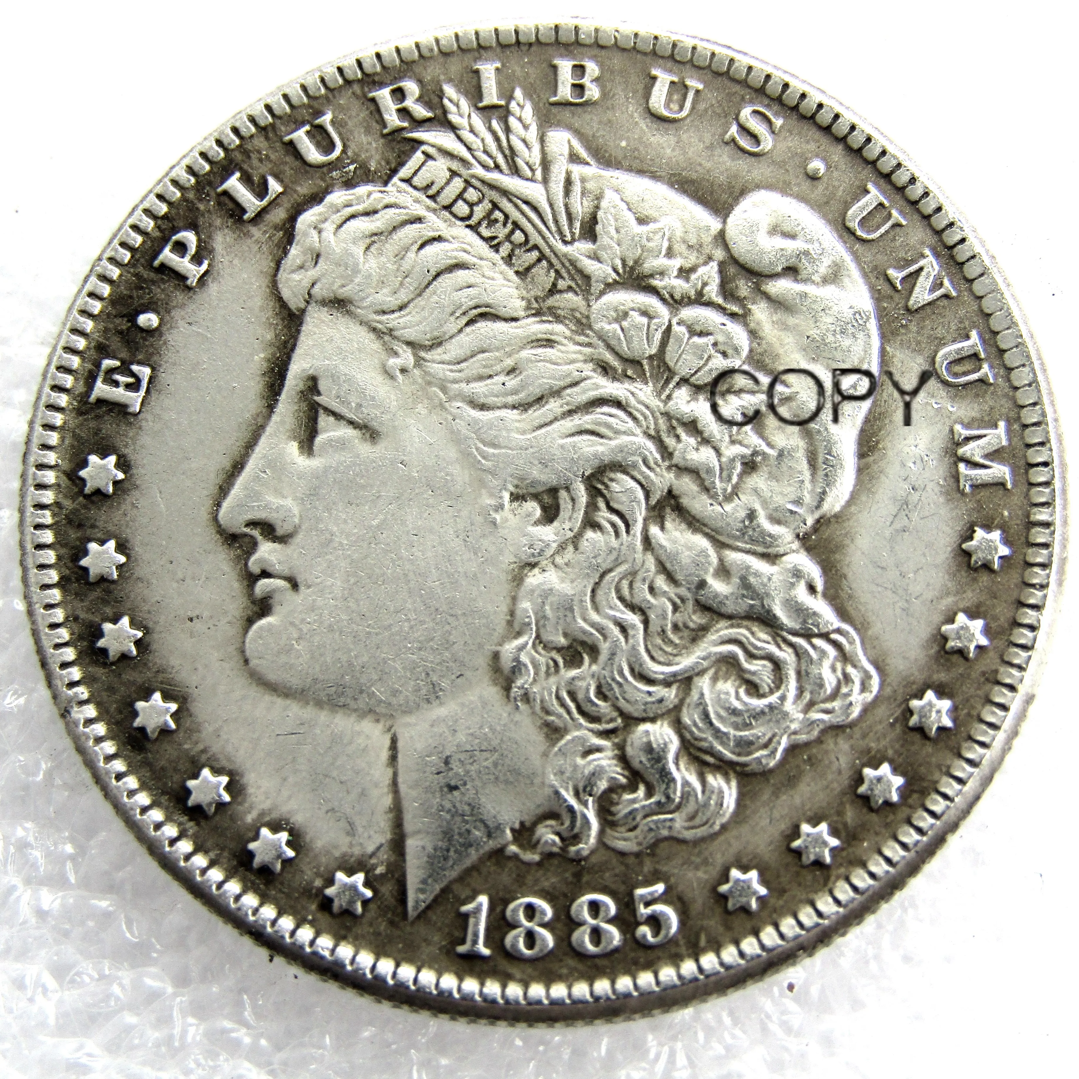 

US Coins 1885 P/S/CC/O Morgan Dollar copy Coins Silver Plated