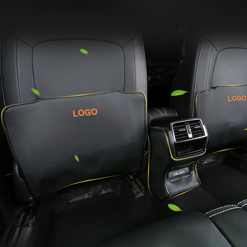 

3 шт./компл. коврик для защиты спинки заднего сиденья автомобиля, защитная подкладка для Skoda Kodiaq Karoq, украшение интерьера, Стайлинг автомобиль...