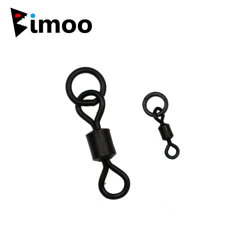

10 шт., антибликовые матовые рыболовные принадлежности Bimoo для ловли карпа с кольцом
