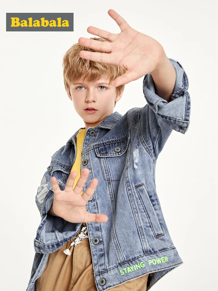 Balabala/Детская верхняя одежда теплое пальто детская 2019 года ветрозащитные куртки