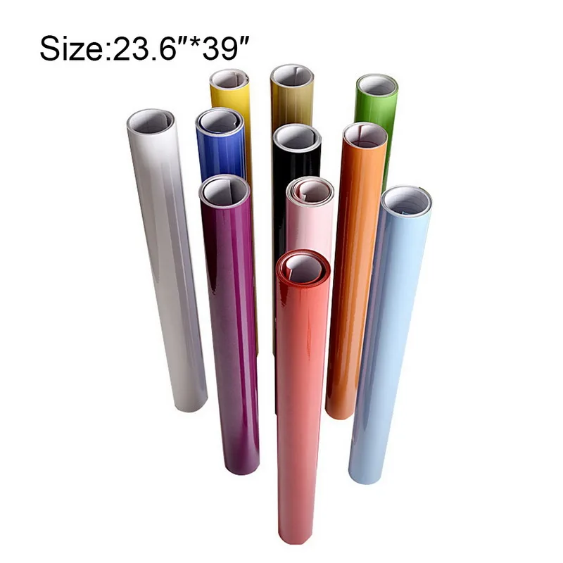 1 м/рулон ПВХ шкаф настенная бумага глянцевый водонепроницаемый самоклеющийся