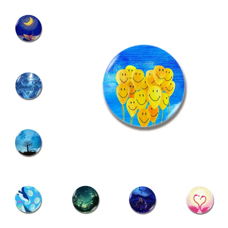 Магнит на холодильник серии Starry круглые магниты кухонные украшения дорожные