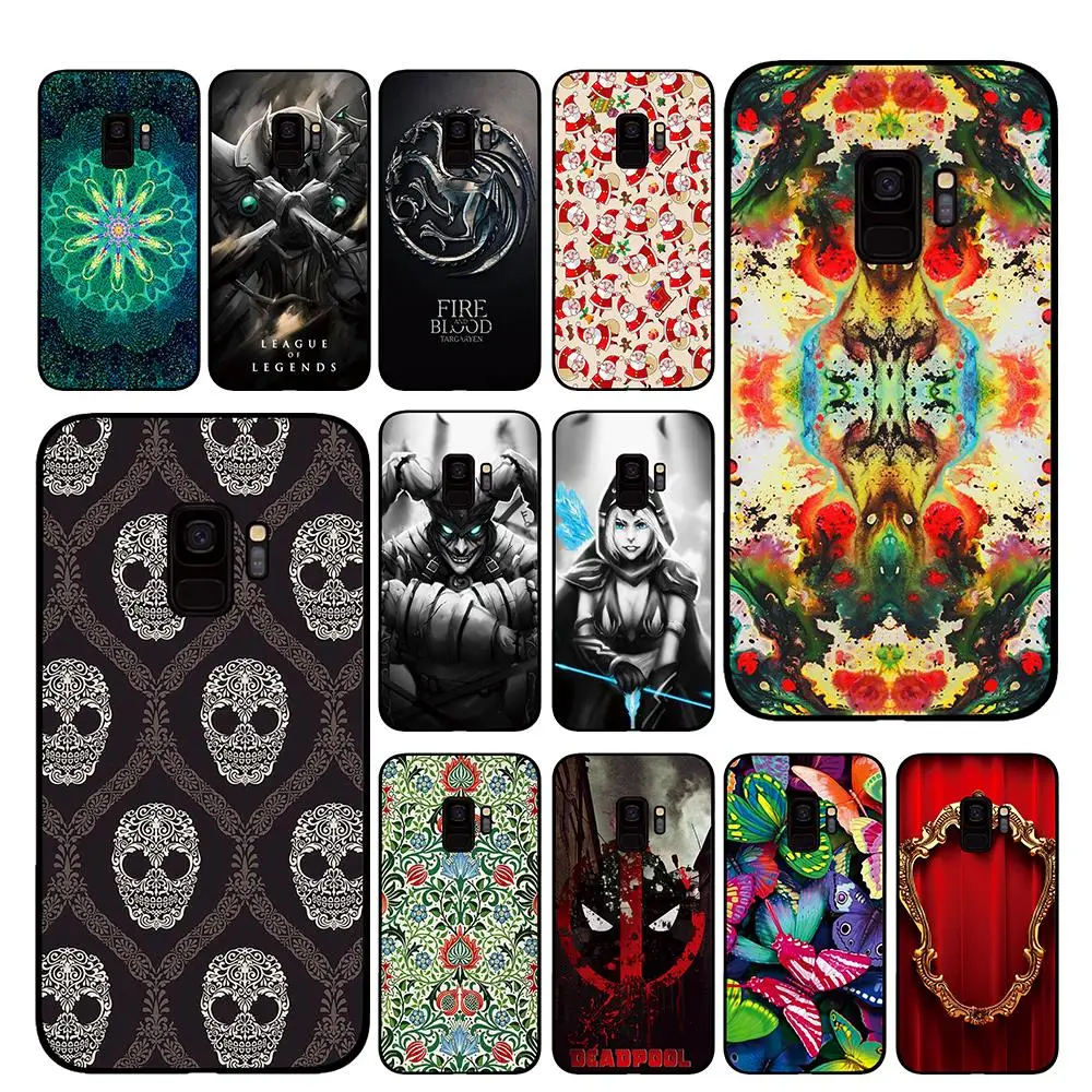 psychedelic For Samsung Galaxy S10 S10E S8 Plus S6 S7 Edge S9 S10e Note 8 9 Phone cases | Мобильные телефоны и аксессуары