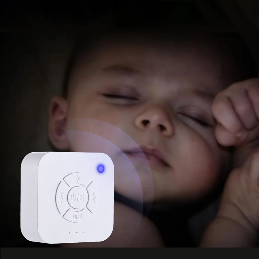 

White Noise Machine Travel Baby Sleeping USB Rechargeable Sleeping Relaxation White Noise Baby Sound Machine For Infant Adult