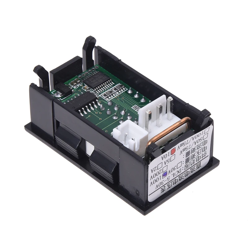 Вольтметр Амперметр светодиодный цифровой мультиметр Панель метр 0-100 в 10A |