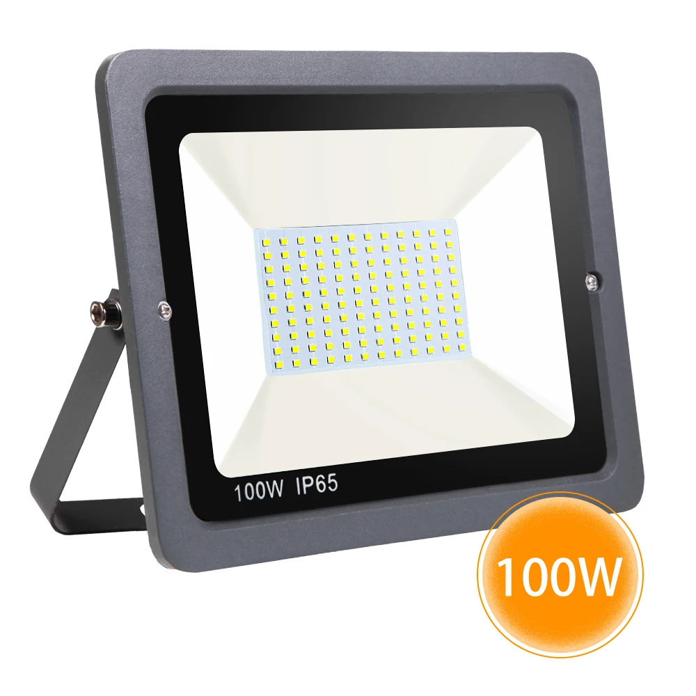 Светодиодный прожектор 100 Вт 220 Вт водостойкый LED открытый IP65 Светодиодный прожектор уличный светодиодные лампа для ландшафтного освещения белый свет сада Освещение