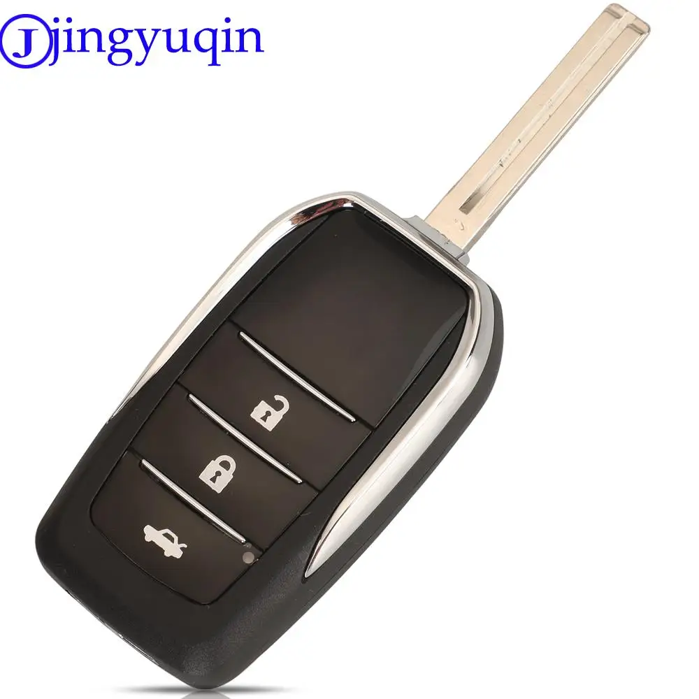 Чехол для автомобильного ключа jingyuqin чехол Toyota Yaris Carina Corolla Avensis Lexus ES RX LS GS IS200 RX300