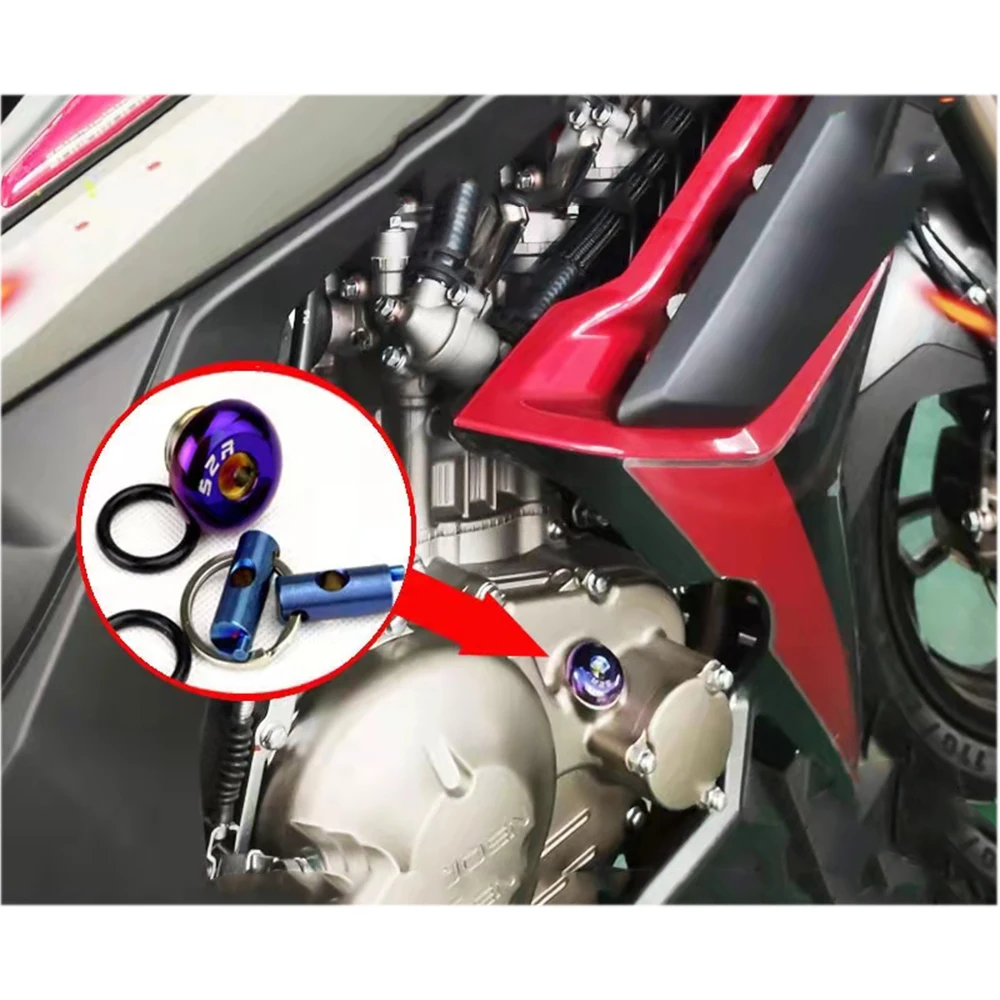 

Motorcycle Refitting Oil Cap Screw Stainless Steel Feeler Gauge Motorcycle Accessories For Zontes Scrambler 125