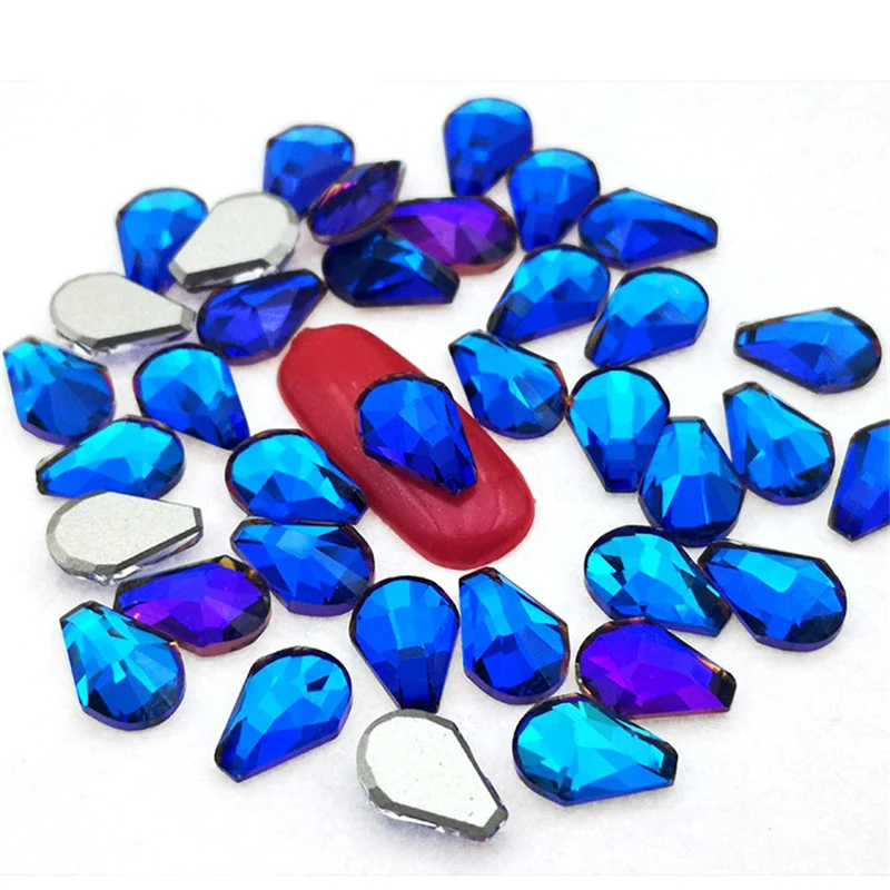 Стразы с блестками для рукоделия наклейка плоской задней стороной камни стразы