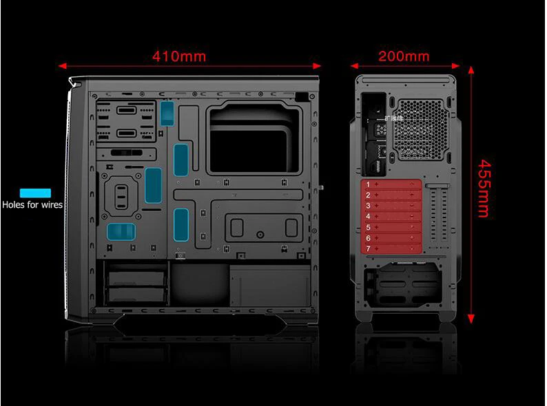 DIY скидка компьютерное оборудование HUANANZHI X79 Материнские платы комплект cpu 2680V2/2690V2 64G ram 500G SSD 2 ТБ HDD 500W PSU GTX1660TI