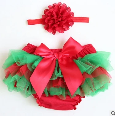 Baby Cotton Chiffon Ruffle Bloomers Toddler Newborn Shorts Baby Summer cute Flower Cover fashion Diaper Clothing - Цвет: Зеленый