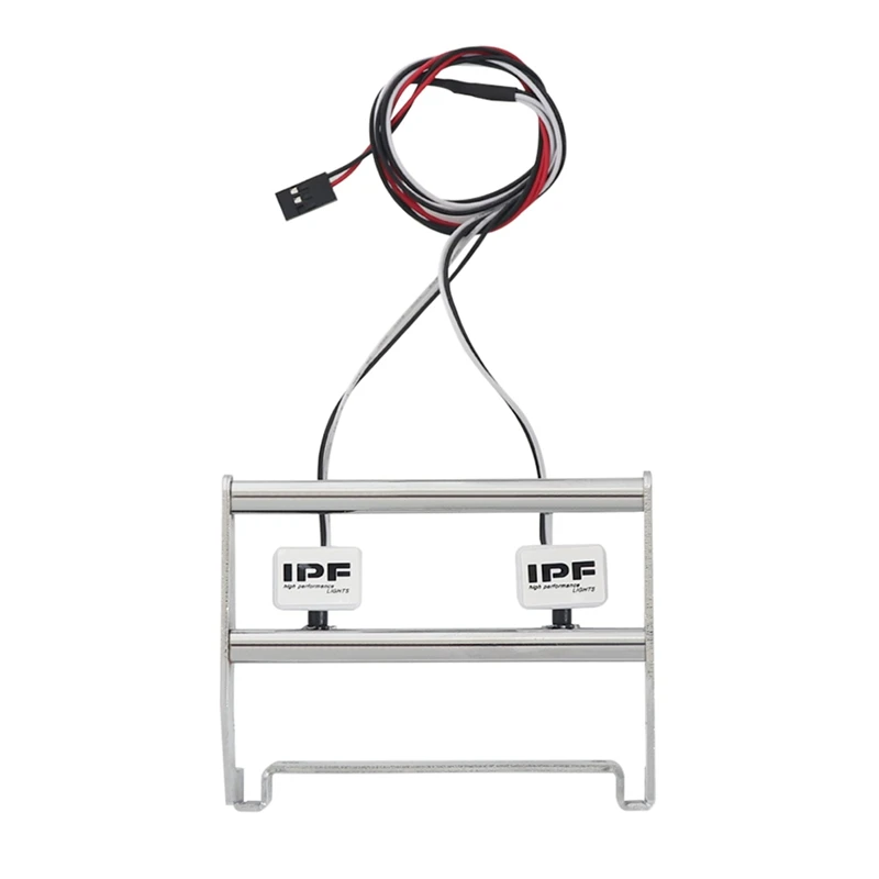 

Metal Front Bumper with Led Light for 1/10 RC Crawler Traxxas TRX4