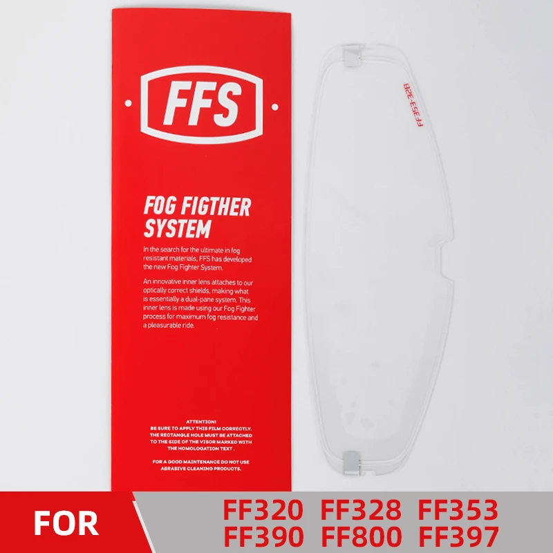 Прозрачная противотуманная накладка на шлем LS2 FF328 подходит для FF353 FF320 линза