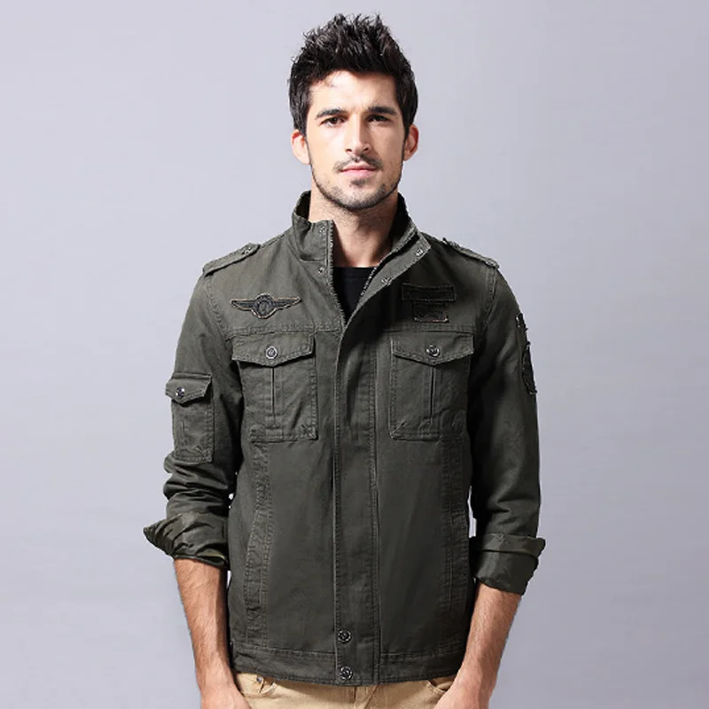 

Jackets Tactical Mens Streetwear Military Designer 6xl Man's Jackets and Coats Safari Designer European and American Style A622