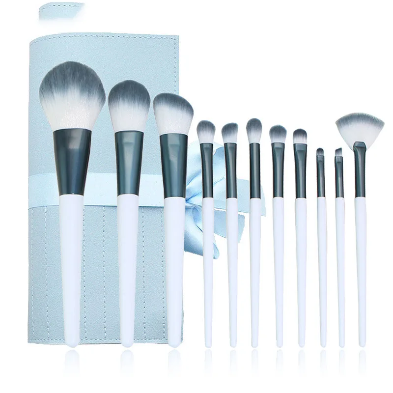 

11pcs Makeup Brushes Tool Set Cosmetic Powder Eye Shadow Foundation Blush Blending Zelkova Beauty Make Up Brush Maquiagem tools