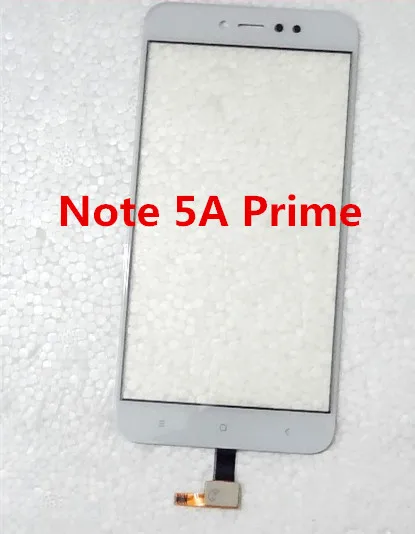 Белый Внешний экран для Xiaomi Redmi Примечание 5A Prime дигитайзер сенсор Передняя сенсорная ЖК-панель дисплей стекло Крышка Ремонт Замена частей - Цвет: Белый