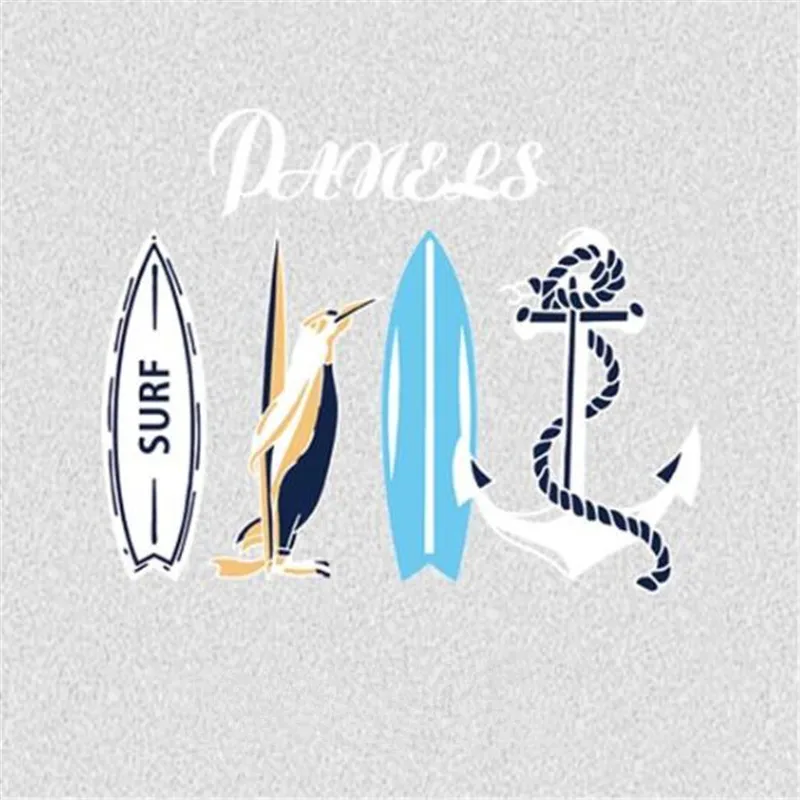 Модные байкерские нашивки одежда 22 см Термотрансферная ткань для серфинга