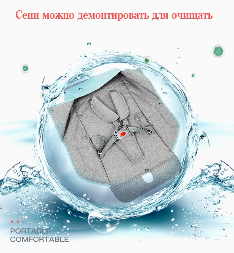 Anershi коляска детская складная переносная тележка коляска в самолет Сложить Легкая коляска Россия