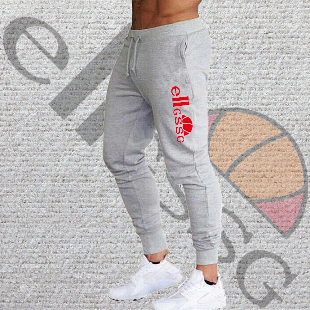 

Sports pants men's fashion eIIGSSG brand mens simple self-cultivation all-match trousers spring and summer casual pants men 2021