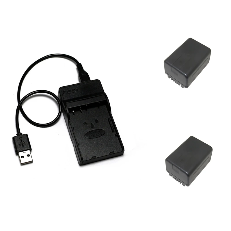 Флэш-батарея VBT190 флэш-батарея VBT380 + зарядное устройство USB для Panasonic флэш-памяти -