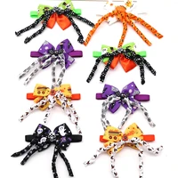new 50pcs halloween dog bow tie skull pet products dog accessories pet dog bowtie cute bow tie dog pet cat holiday supplies